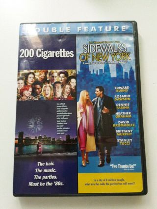 200 Cigarettes/ Sidewalks Of York (dvd,  2008) Rare