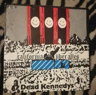 Dead Kennedys California Uber Alles 7 " Vinyl Rare Punk 198? No Pic On Rear
