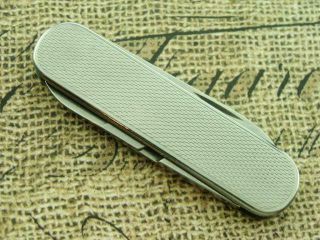 RARE VINTAGE VICTORINOX STAINLESS STEEL ENSIGN CLASSIC POCKET KNIFE KNIVES TOOLS 3