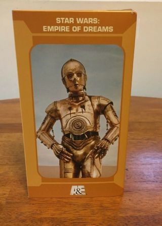 Star Wars 2005 Fyc Emmy Empire Of Dreams A&e Vhs Tape - Rare