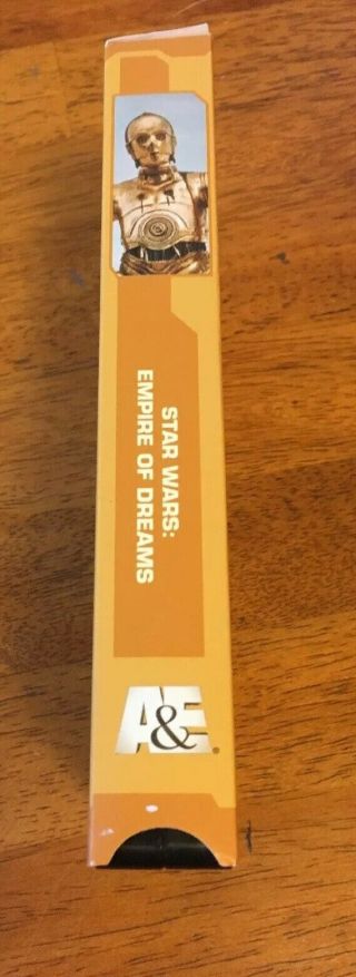 Star Wars 2005 FYC Emmy Empire of Dreams A&E VHS tape - Rare 3