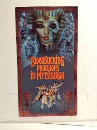 Bloodsucking Pharaohs In Pittsburgh (vhs,  1991) Rare Cult Horror Comedy