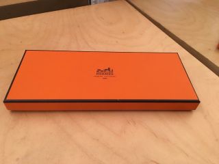 Rare Hermes Empty Box 25.  5 X 10.  5 X 2.  5 Cm Made In France