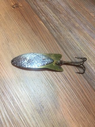 Vintage Fishing Lure Rare Bud Stewart Spoon Tough Find Old Bait