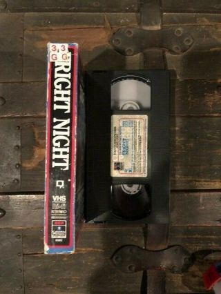 Fright Night VHS - HORROR RARE OOP HTF VINTAGE CULT 4