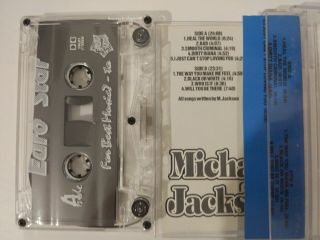 Michael Jackson - Greatest Hits part 2 Cassette Tape VERY RARE Russian Edition 3
