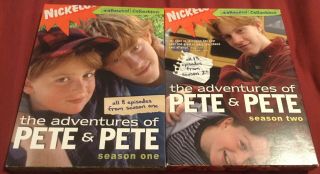 The Adventures Of Pete & Pete Dvd - Seasons One And Two 1 & 2 Rare Oop