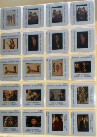 Pret - A - Porter (1994) Robert Altman Helena Christensen 25 Rare Slides