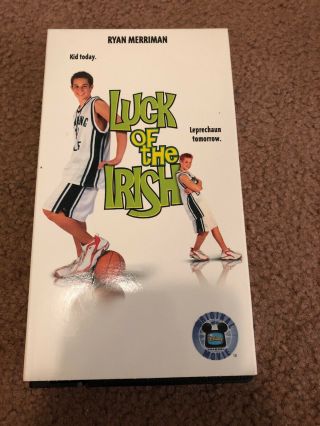 Disney - Luck Of The Irish (movie) Vhs (slip Cover) Rare/htf