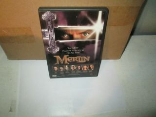 Merlin Rare (3 Hour) Medieval Epic Dvd Rutger Hauer Sam Neill Martin Short 1998