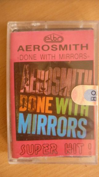 Aerosmith ‎– Done With Mirror Rare Poland Cass Tape.