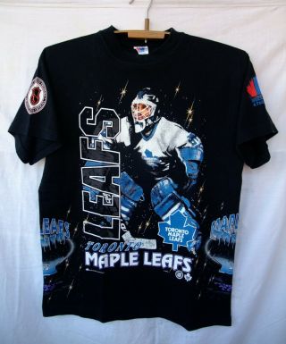 Toronto Maple Leafs Nhl Hockey Rare Vintage Shirt Made In Canada