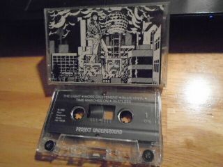 Mega Rare Project Underground Demo Cassette Tape Metal Unreleased Independent 90