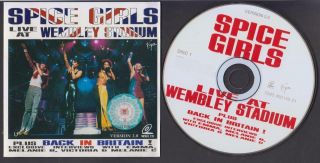 Spice Girls Live At Wembley Stadium 1998 Emi Mega Rare Malaysia 2x Vcd Fcs6128