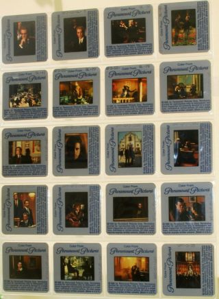 Godfather 3 (1990) F.  F.  Coppola Al Pacino Andy Garcia 30 Rare Slides