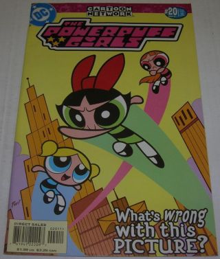 Powerpuff Girls 20 (dc Comics 2001) " Bow Jest " Cartoon Network (vf -) Rare