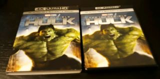 The Incredible Hulk (2008) 4k Ultra Hd,  Blu - Ray Edward Norton Rare Slipcover