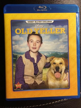 Old Yeller Blu - ray RARE DMC Disney Movie Club Exclusive 3