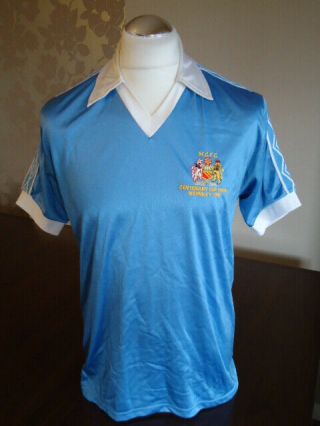 Manchester City Umbro 1981 Fa Cup Final Home Shirt Medium 38 - 40 " Rare