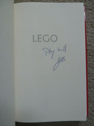 SIGNED LEGO: A Love Story by Jonathan Bender - RARE 1st Print (2010 Hardcover) 2