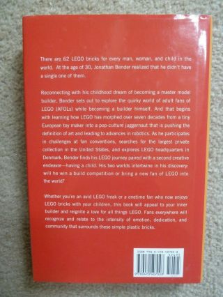 SIGNED LEGO: A Love Story by Jonathan Bender - RARE 1st Print (2010 Hardcover) 4