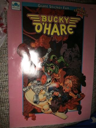 Bucky O’hare Sticker Book.  Rare Vintage