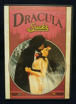 Dracula Sucks Rare Dvd Like Vinegar Syndrome
