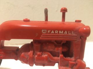 Farmall Cub Toy Tractor 1950’s Rare Plastic Model Parts 2