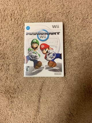 Mario Kart (nintendo Wii,  2008) Game Disc & Case Rare