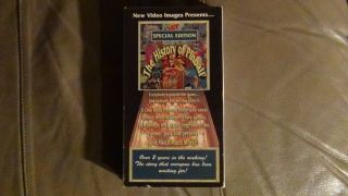The History Of Pinball Special Edition Vhs Tape Rare