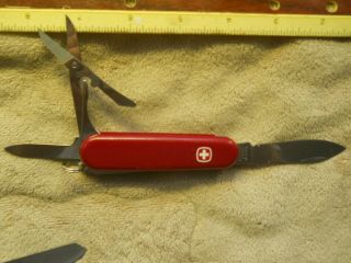 Wenger Standard 01.  02.  03 Swiss Army Knife In Red - Rare Model