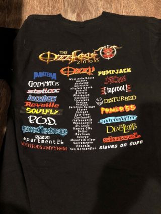 OzzFest 2000 - RARE,  Vintage From Show”L@@k”Must Have Shirt”Size Large” 2
