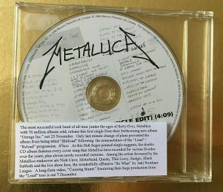 Metallica Rare Promo Turn The Page Single Cd Vertigo Metcj 18