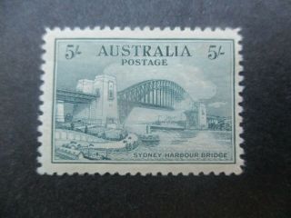Pre Decimal Stamps: 5/ - Bridge - Great Stamp - Rare (c5)