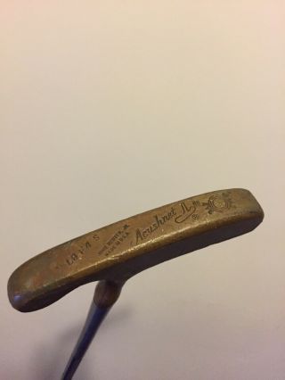 Rare Vintage Classic Acushnet Bullseye LB F4 S Golf Putter 31” 4
