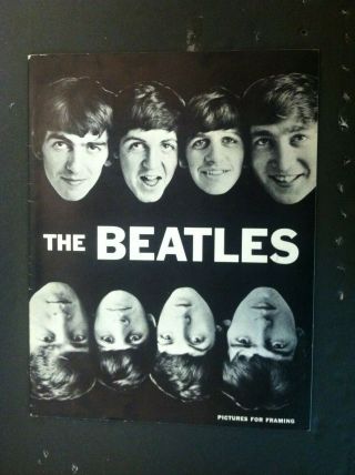 " The Beatles " - Pictures For Framing - 1964 - Publication - 28 Pages - Rare