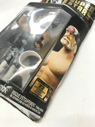 WWE Jakks Classic Superstars Hulk Hogan NWO White Belt Elite Rare 2