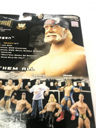WWE Jakks Classic Superstars Hulk Hogan NWO White Belt Elite Rare 7