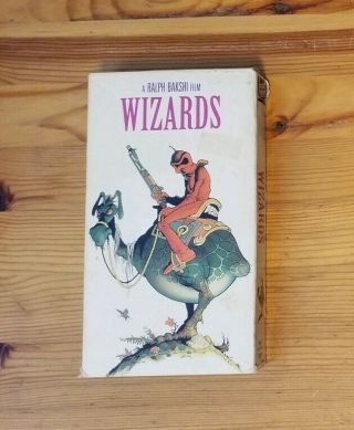 Wizards (vhs,  1993) A Ralph Bakshi Animated Film 1977 Rare And Oop