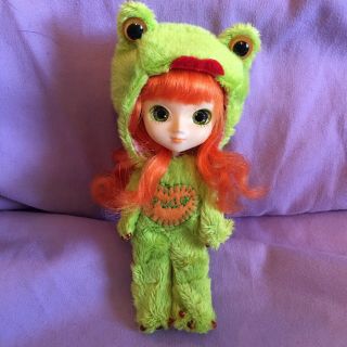 Rare Froggy Pullip Dal (mini Pullip Doll) Frog Suit Kawaii Cute Japanese