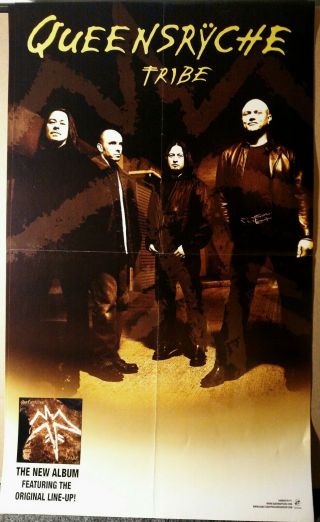 Queensryche Tribe Album Promo Poster (rare) 2004 Geoff Tate