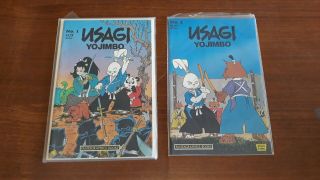 Usagi Yojimbo 1 And 2 (vol 1) Fantagraphics Comic Books Rare Htf Lpr