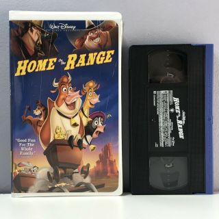 Disney’s Home On The Range Vhs Video Tape 36088 Clamshell Case Nearly Rare