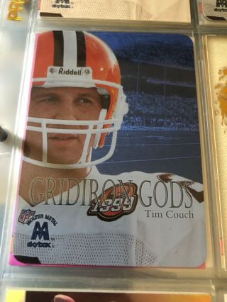 1999 Tim Couch Skybox Molten Metal Gridiron Gods Numbered 88/99 Rare