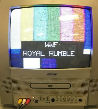 WWF Royal Rumble 1995 OG PPV VERY RARE POST SHOW FEED VHS as Blank WWE 4