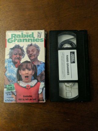 Rabid Grannies (vhs,  1990) Media Home Entertainment,  Troma,  Horror,  Rare Version