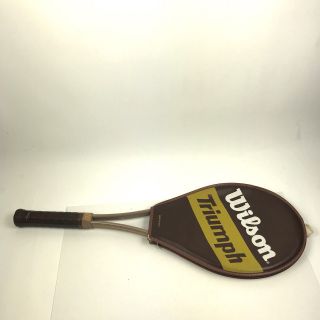 Vintage Wilson Triumph Pws Aluminum Tennis Racket Rare