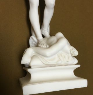 Alabaster Nude Statue Beheaded Figure 13.  5” Rare Piece 2
