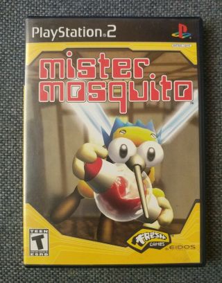 Mister Mosquito (sony Playstation 2,  2002) Ps2 Complete Rare