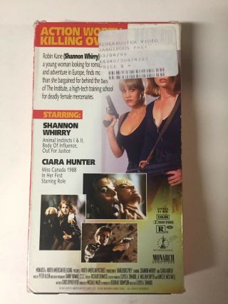 Dangerous Prey VHS Rare Action Thriller Shannon Whirrey 2
